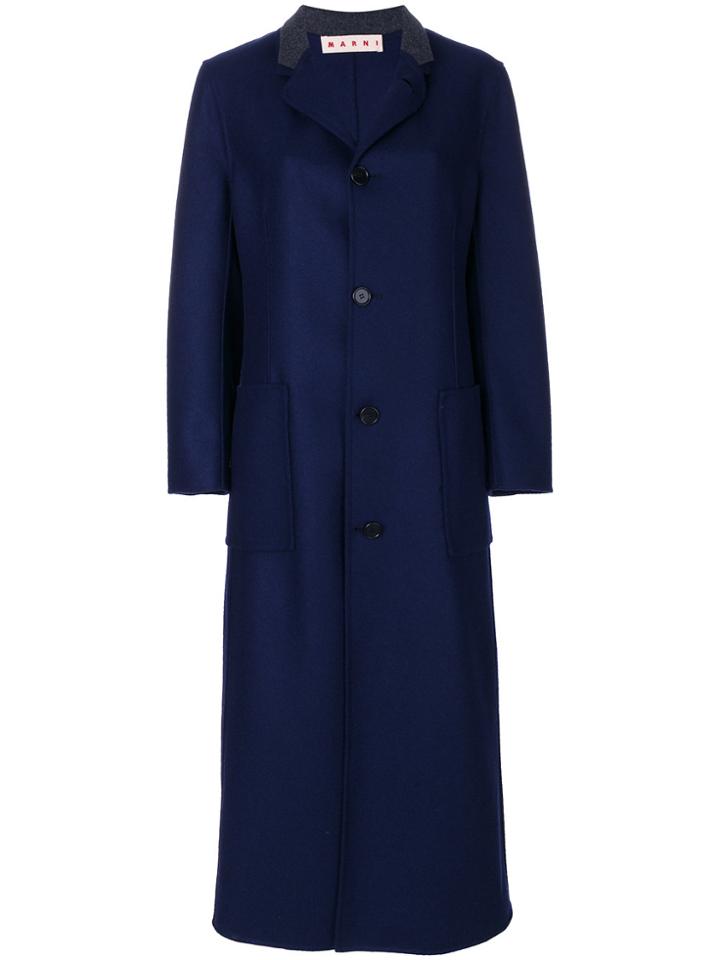 Marni Manteau Coat - Blue