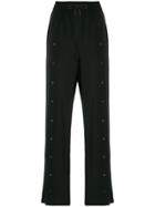 Karl Lagerfeld Wide-leg Track Pants - Black