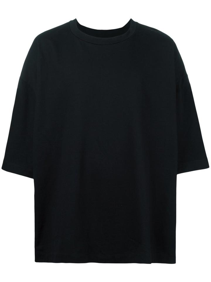 Études 'desert' Oversized T-shirt, Men's, Size: Medium, Black, Cotton/modal