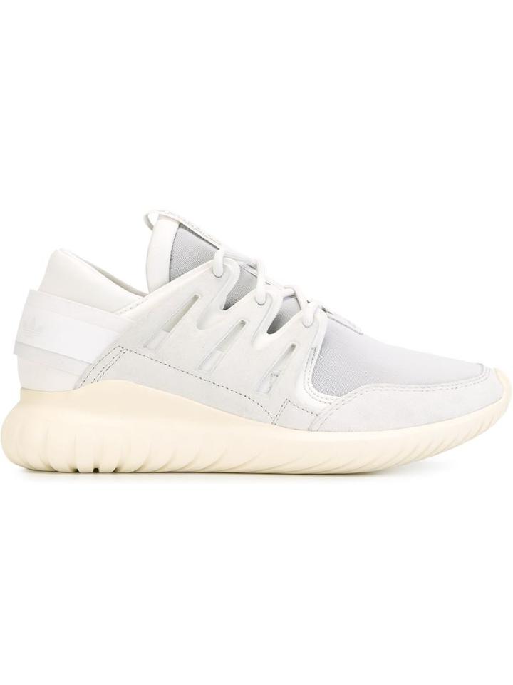 Adidas Originals Tubular Nova Sneakers, Men's, Size: 8, White, Nylon/rubber/suede