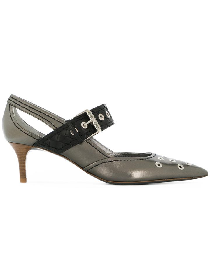 Bottega Veneta Eyelet Pumps - Black