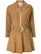 Pierre Cardin Vintage Pierre Cardin Belted Dress - Brown