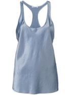 T By Alexander Wang Racer Back Tank Top - Blue