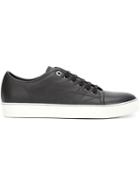 Lanvin Classic Lace-up Sneakers, Men's, Size: 7, Black, Calf Leather/leather/rubber