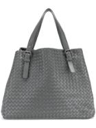 Bottega Veneta Large Intrecciato Tote - Grey