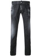 Dsquared2 - Washed Slim Jeans - Men - Cotton/spandex/elastane - 46, Black, Cotton/spandex/elastane
