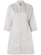 Lorena Antoniazzi Sheen Zipped Parka Coat - Nude & Neutrals
