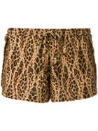 Blue Man Printed Shorts, Women's, Size: P, Nude/neutrals, Polyamide/spandex/elastane