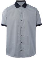 Salvatore Ferragamo - Short Sleeve Shirt - Men - Cotton - Xxl, Blue, Cotton