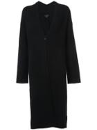 Nili Lotan Single Button Cardi-coat - Black