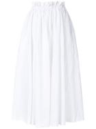 Loewe High-waisted Full Skirt - White