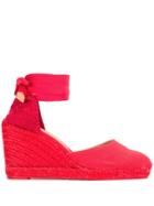 Castañer Ankle Tie 90 Espadrilles - Red