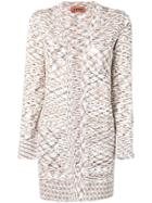 Missoni Melange Knitted Cardigan - White