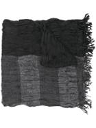 Issey Miyake Crinkled Scarf - Black