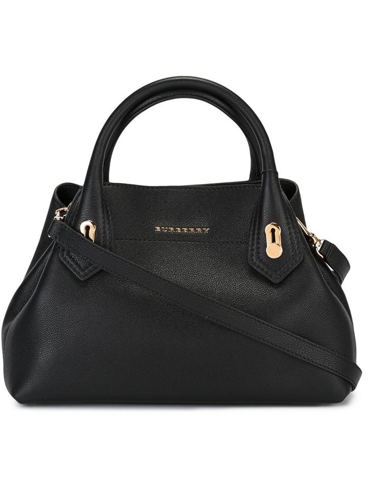 Burberry Top Handle Tote, Women's, Black