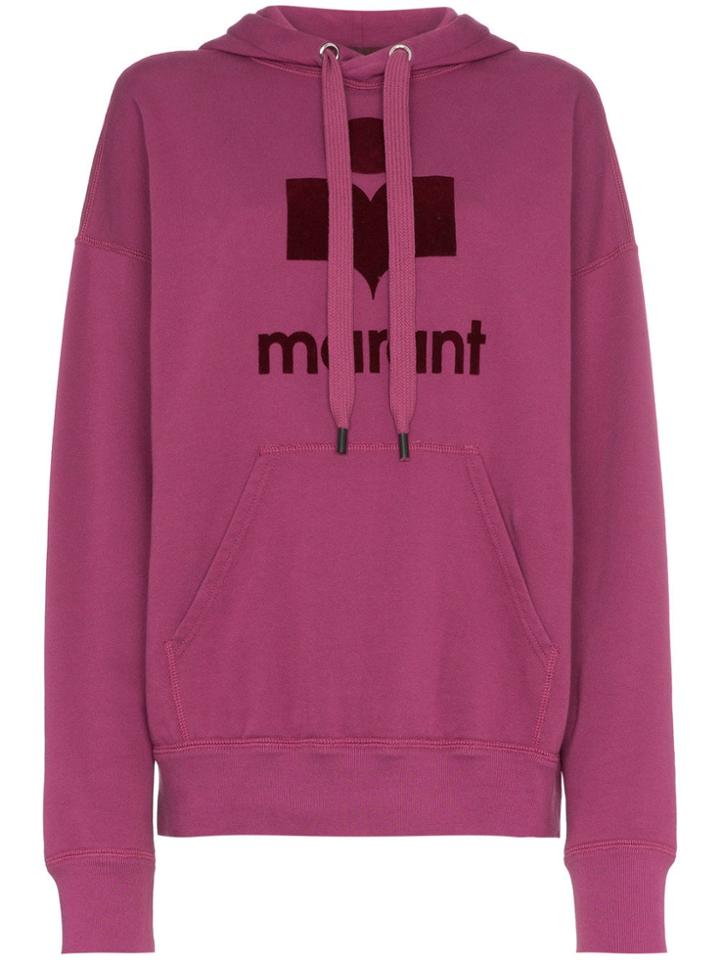 Isabel Marant Étoile Logo Mansel Hoodie - Pink