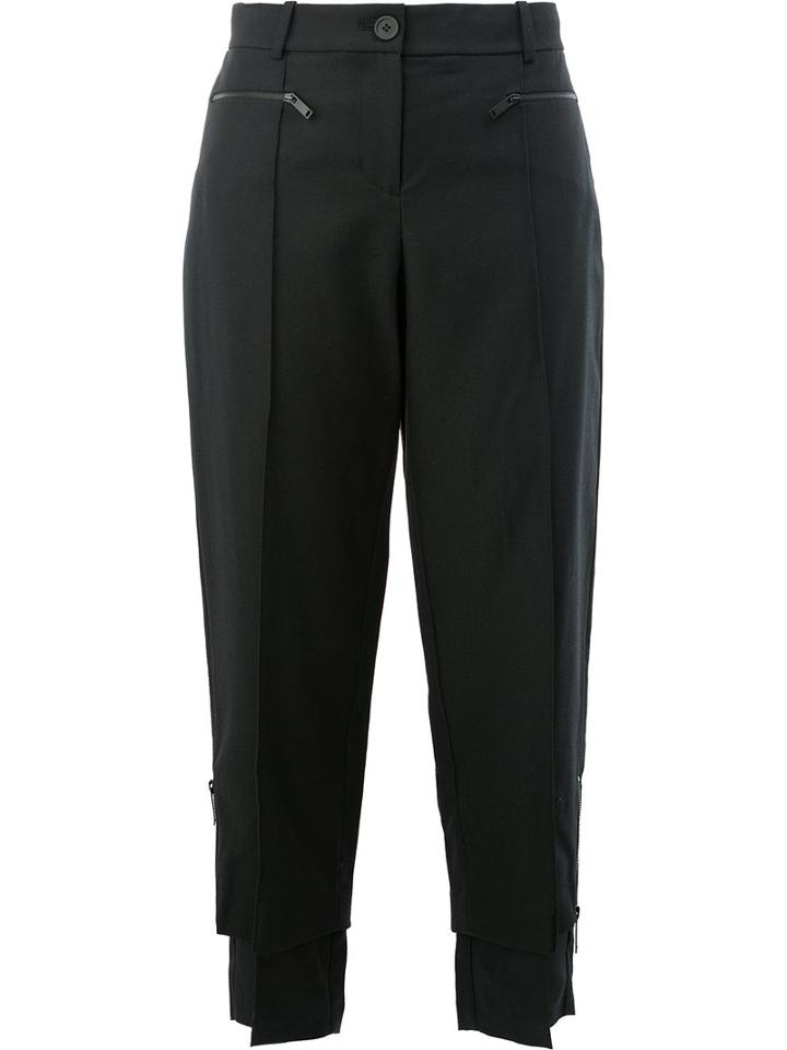 Vera Wang - Tailored Pants - Women - Nylon/wool - 10, Women's, Black, Nylon/wool