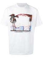 Prada Printed T-shirt, Men's, Size: Xs, White, Cotton