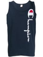 Champion Logo Embroidered Tank Top - Blue