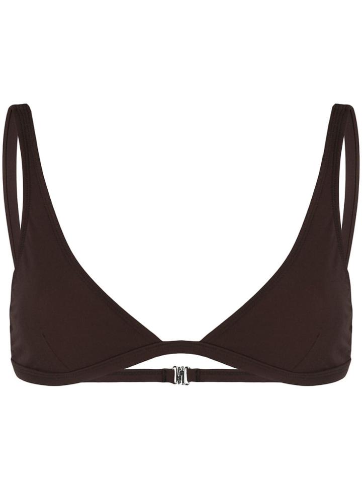 Toteme Reversible Bikini Top - Brown