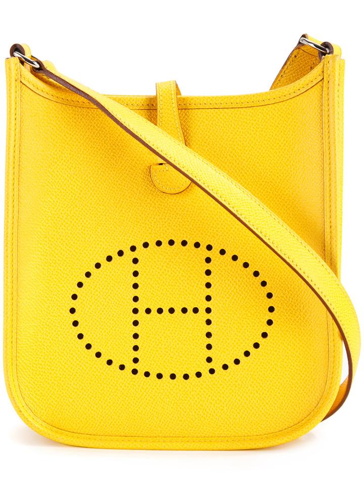 Hermès Vintage Evelyn Pouch, Women's, Yellow/orange