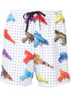 Jeremy Scott Watergun Print Swim Shorts