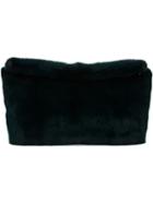 Derek Lam Mink Fur Clutch, Women's, Green