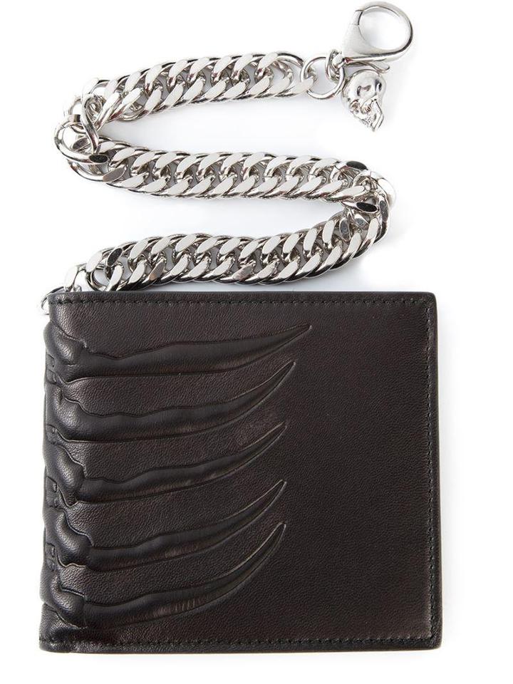 Alexander Mcqueen Skeleton Chain Wallet