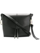 Nina Ricci Flap Shoulder Bag - Black