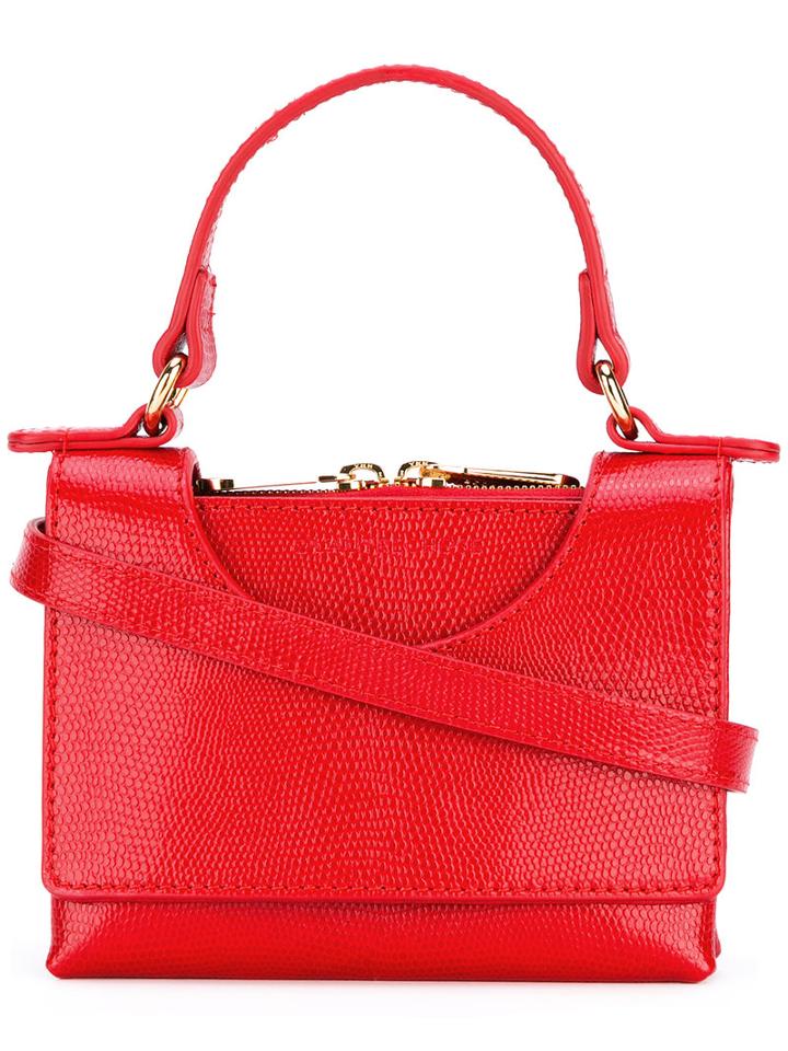 L'autre Chose - Top Handle Tote - Women - Leather - One Size, Women's, Red, Leather