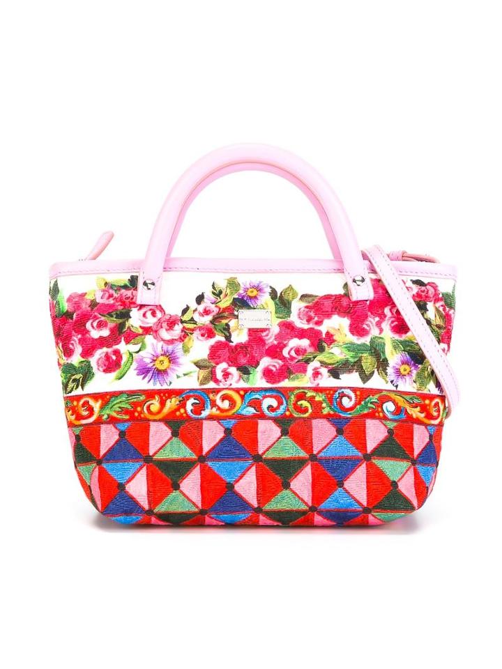 Dolce & Gabbana Kids 'carretto Con Rose' Tote, Girl's