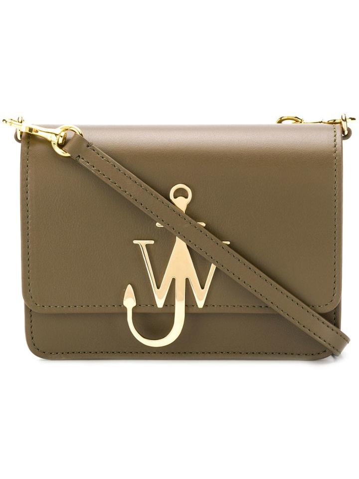 Jw Anderson Logo Crossbody Bag - Green