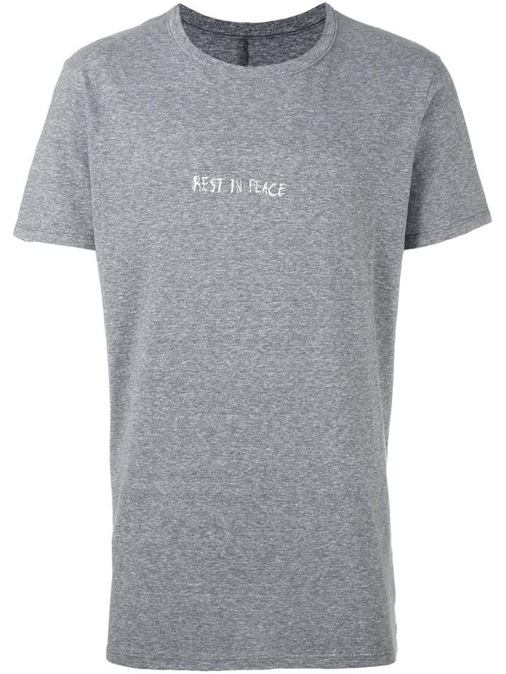 Rta Rest In Peace Print T-shirt