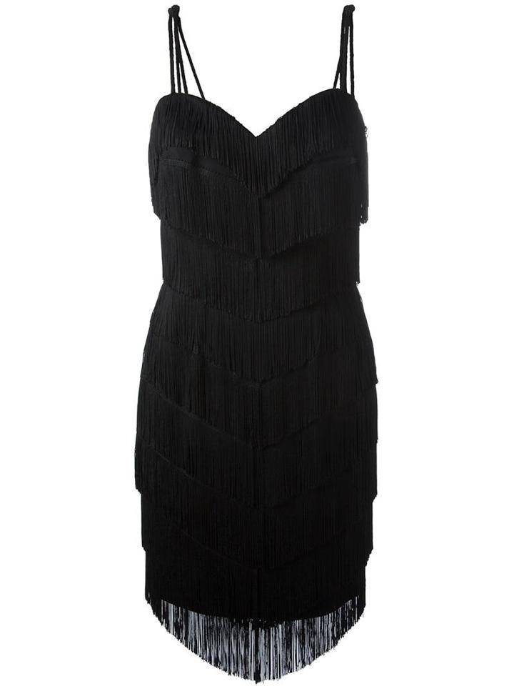 Moschino Vintage Tassel And Fringed Dress