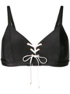 Love Stories Darling Bikini Top - Black