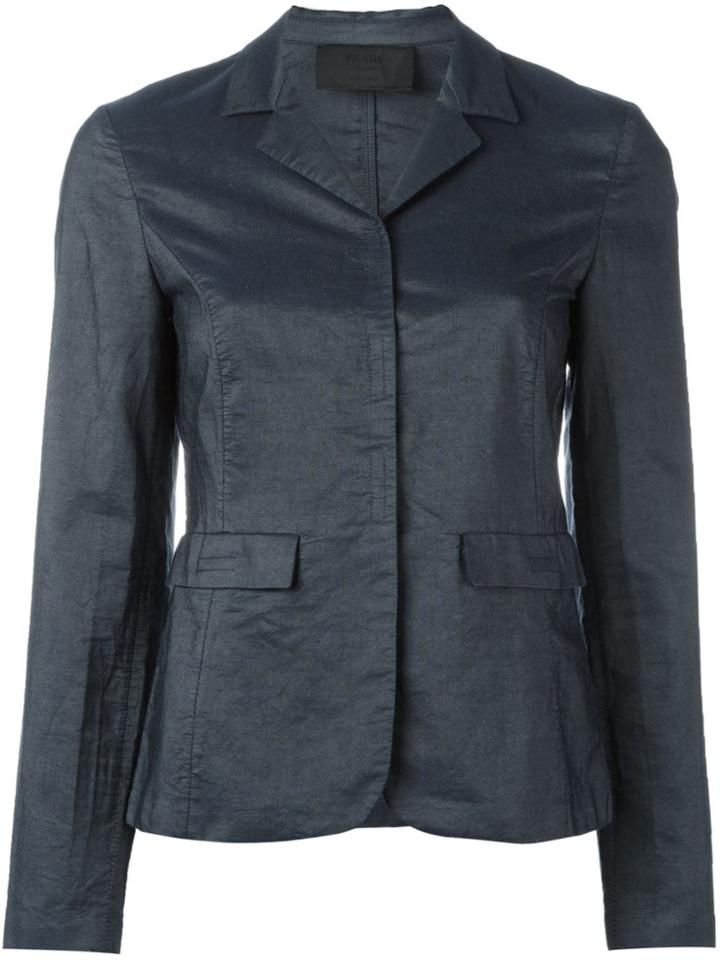 Prada Vintage Lightweight Jacket - Blue