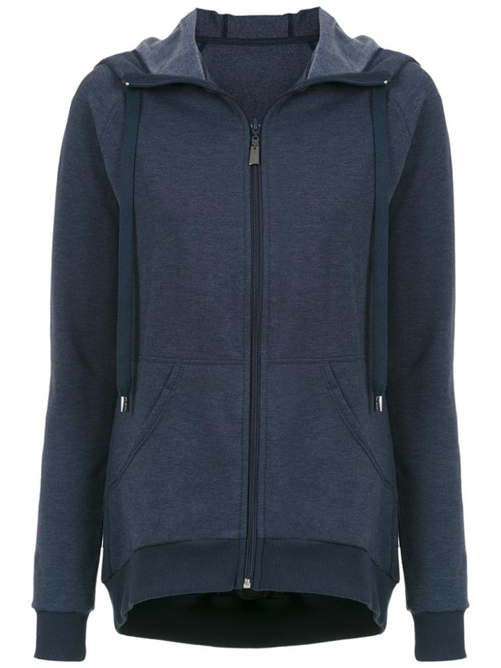 Track & Field Melange Hoodie - Blue