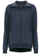 Track & Field Melange Hoodie - Blue