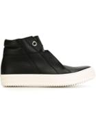 Rick Owens Island Dunk Hi-top Sneakers, Men's, Size: 42, Black, Leather/rubber