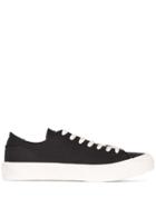 Age Carbon Canvas Low Sneakers - Black