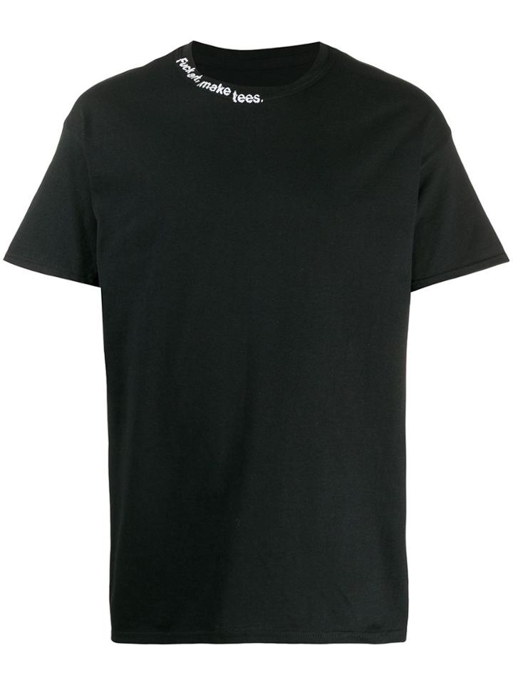 F.a.m.t. Girls Please Printed T-shirt - Black