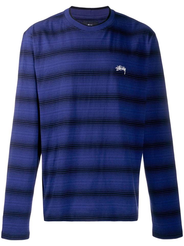 Stussy Embroidered Logo Jumper - Blue
