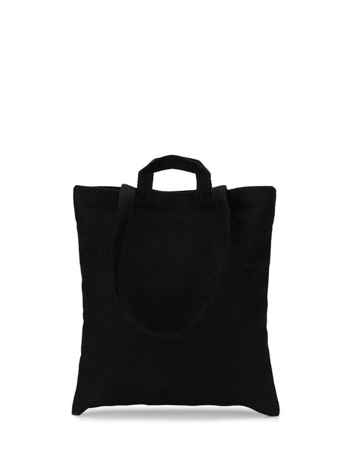 Cabas Foldable Flat Bag - Black