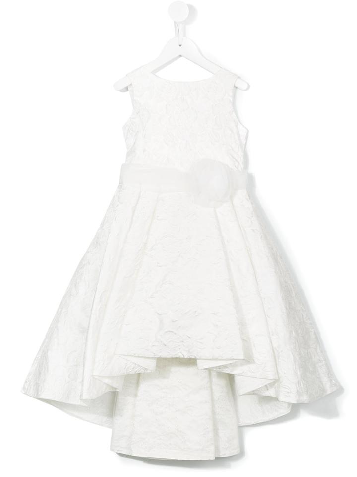 Loredana Brocade Dress, Girl's, Size: 6 Yrs, White