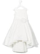 Loredana Brocade Dress, Girl's, Size: 6 Yrs, White