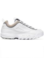 Liam Hodges Fila Disruptor Leather Trainers - White
