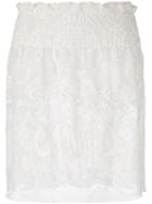 Magda Butrym - Cusset Skirt - Women - Silk/cotton - 38, Nude/neutrals, Silk/cotton