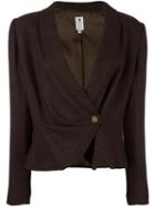 Emanuel Ungaro Vintage Cropped Jacket, Women's, Size: 48, Brown