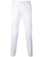 Dsquared2 Chino Trousers, Men's, Size: 50, White, Cotton/spandex/elastane