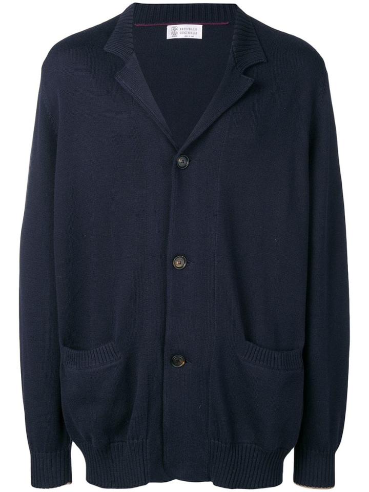 Brunello Cucinelli Knit Cardigan - Blue